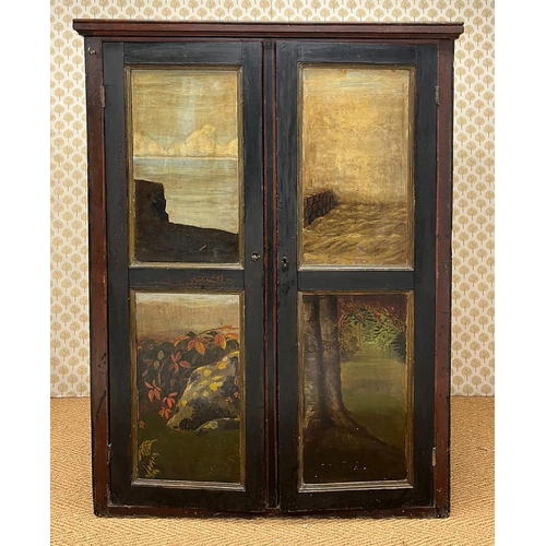 220 - HISTORICAL PERCY FRENCH PAINTED CABINET