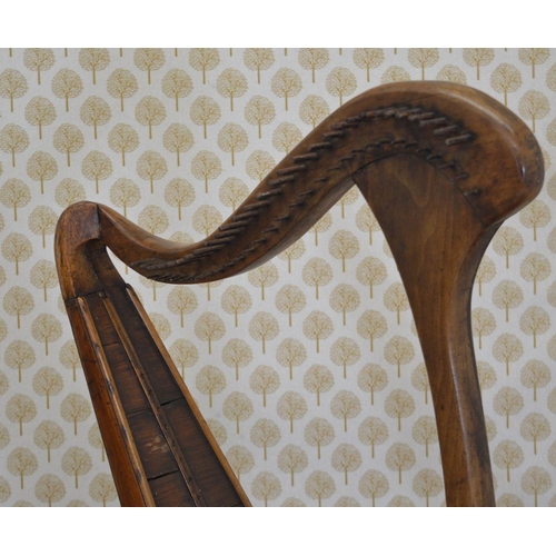 223 - 19TH-CENTURY IRISH HARP