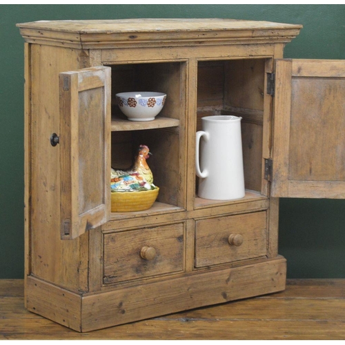 230 - 19TH-CENTURY IRISH PINE CUPBOARD