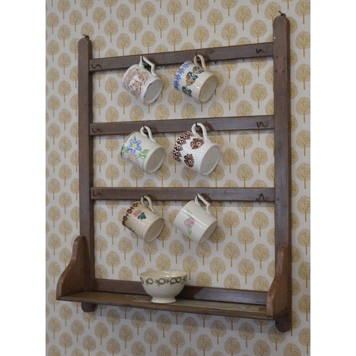 231 - 19TH-CENTURY IRISH VERNACULAR MUG RACK