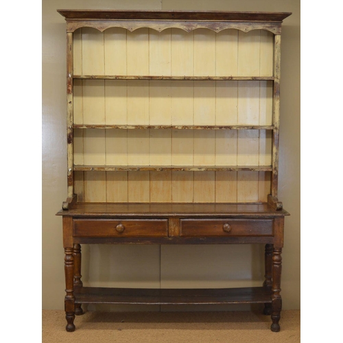 236 - 18TH-CENTURY IRISH VERNACULAR PINE DRESSER