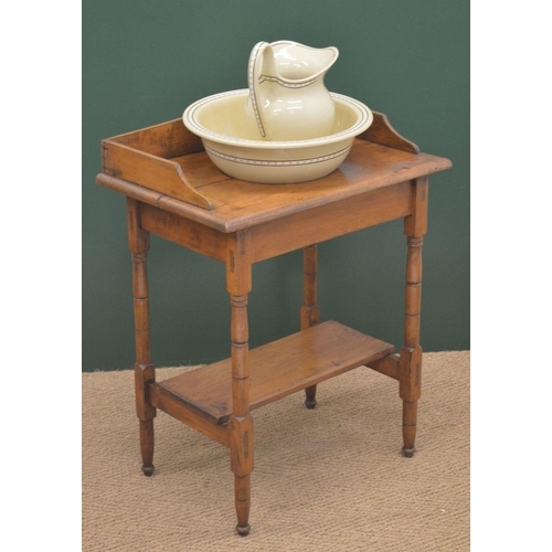 243 - 19TH-CENTURY PINE WASHSTAND