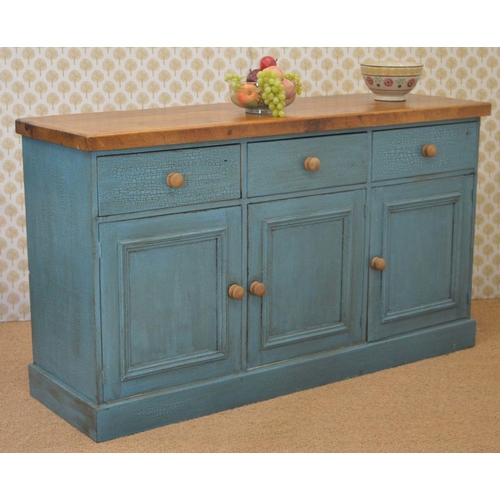 257 - PAINTED KITCHEN CUPBOARD