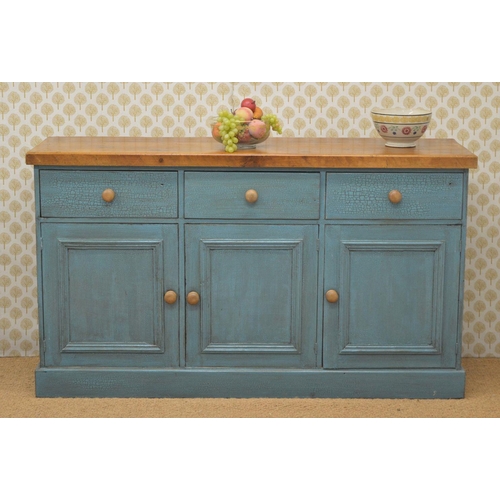 257 - PAINTED KITCHEN CUPBOARD