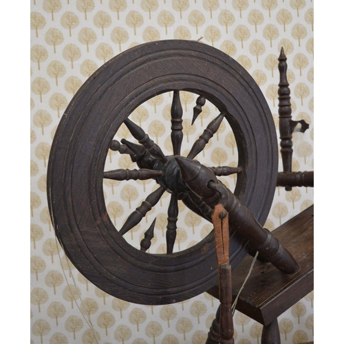 262 - 19TH-CENTURY IRISH SPINNING WHEEL