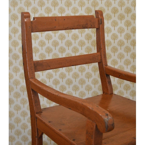 264 - 19TH-CENTURY IRISH VERNACULAR ASH & ELM CHAIR