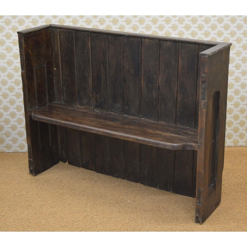 278 - 19TH-CENTURY IRISH PINE PUB BENCH