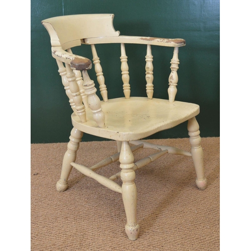 294 - 19TH-CENTURY ELM SMOKER'S CHAIR