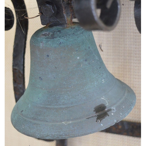 299 - 19TH-CENTURY IRISH SCHOOL BRONZE BELL