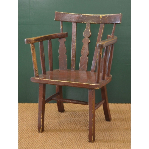 3 - 19TH-CENTURY COUNTY MEATH ASH HEDGE CHAIR