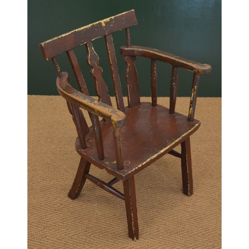 3 - 19TH-CENTURY COUNTY MEATH ASH HEDGE CHAIR