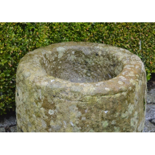 300 - 19TH-CENTURY HAND-CARVED STONE HORSE FEEDER