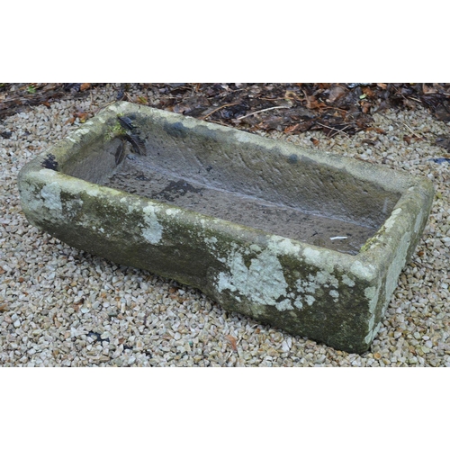 312 - 19TH-CENTURY IRISH STONE DRINKING TROUGH