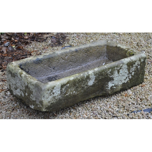 312 - 19TH-CENTURY IRISH STONE DRINKING TROUGH