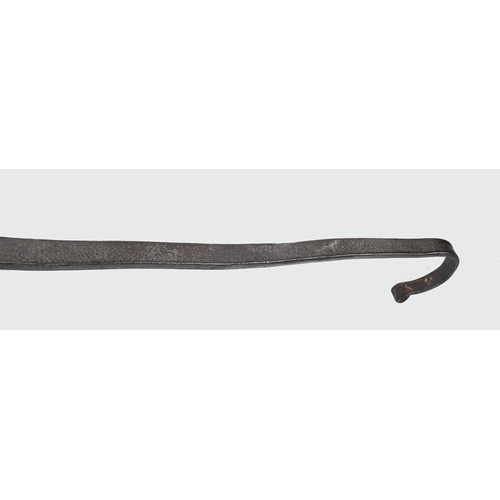 345 - CAST IRON BLACKSMITH SMELTING POT SPOON