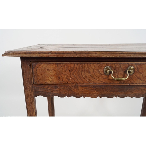 346 - GEORGE III OAK SIDE TABLE