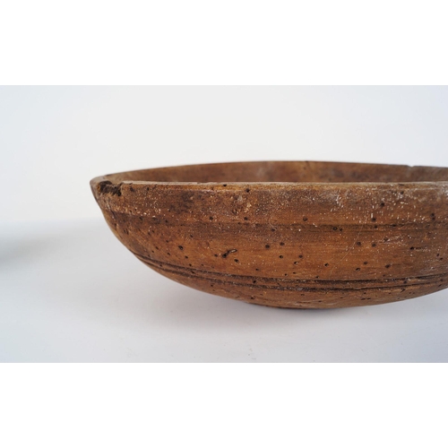 348 - LARGE IRISH VERNACULAR PINE BUTTER BOWL