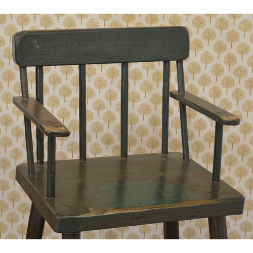 5 - IRISH 19TH-CENTURY VERNACULAR HEDGE CHAIR