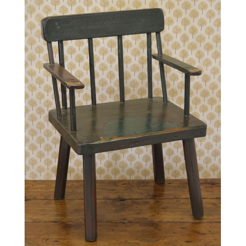 5 - IRISH 19TH-CENTURY VERNACULAR HEDGE CHAIR