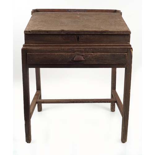 376 - 19TH-CENTURY PINE SLOPE TOP DESK