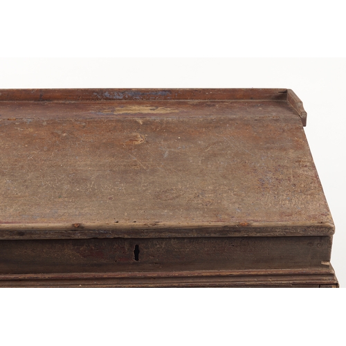 376 - 19TH-CENTURY PINE SLOPE TOP DESK