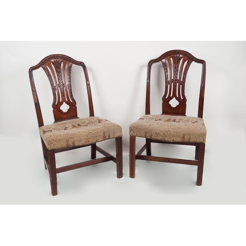 263 - PAIR 18TH-CENTURY HEPPLEWHITE CHAIRS