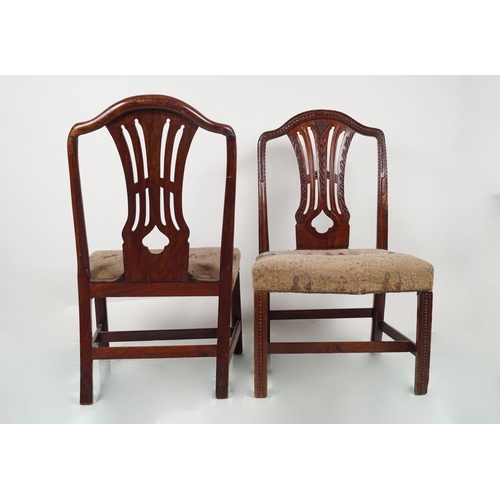 263 - PAIR 18TH-CENTURY HEPPLEWHITE CHAIRS