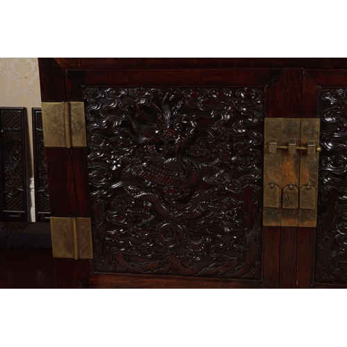 14 - CHINESE QING DYNASTY HARDWOOD PALACE CABINET