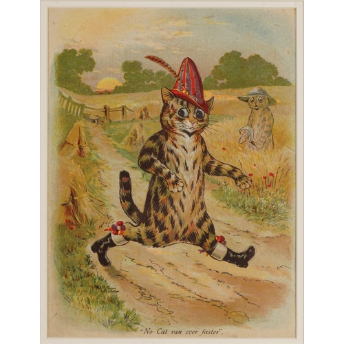 268 - PAIR OF LOUIS WAIN ETCHINGS