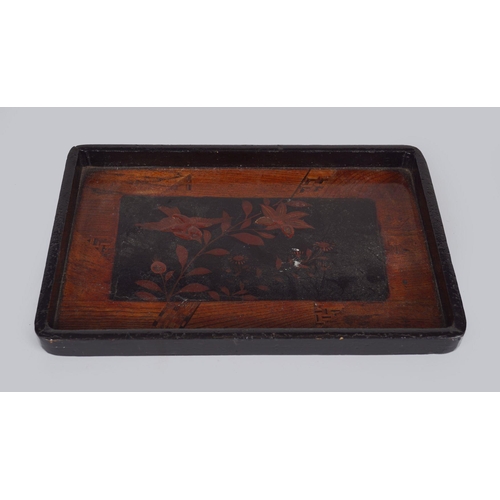 360 - 19TH-CENTURY JAPANESE LACQUERED TRAY