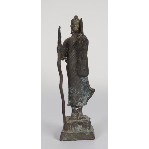 362 - TIBETO-CHINESE BRONZE BUDDHA