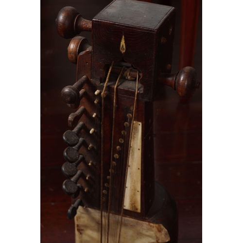 164 - 19TH-CENTURY INDIAN SARANGI STRING INSTRUMENT