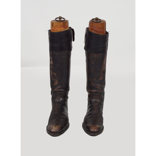 235 - PAIR LEATHER RIDING BOOTS