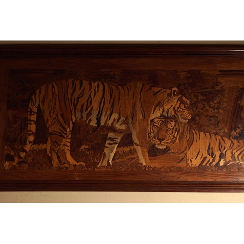 4 - LARGE MARQUETRY WALL ART PANEL