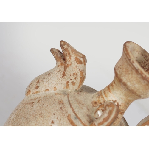 24 - ANTIQUE TERRACOTTA ZOOMORPHIC JAR