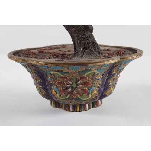 508 - CHINESE CLOISONNE ENAMELLED JARDINIERE