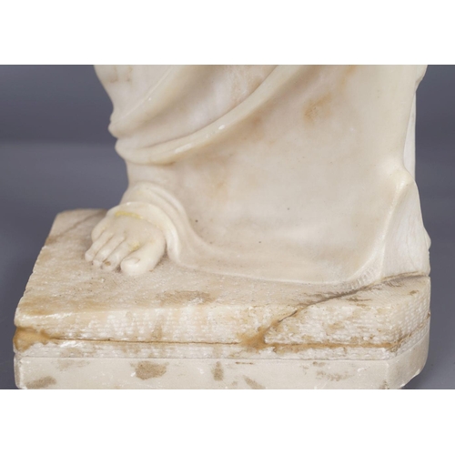 321 - 19TH-CENTURY FRENCH MARBLE FIGURE