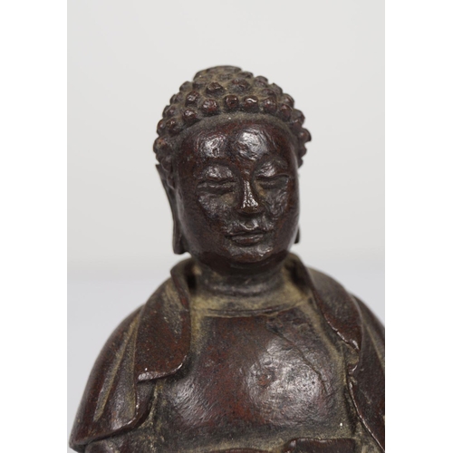 358 - CHINESE QING BRONZE BUDDHA