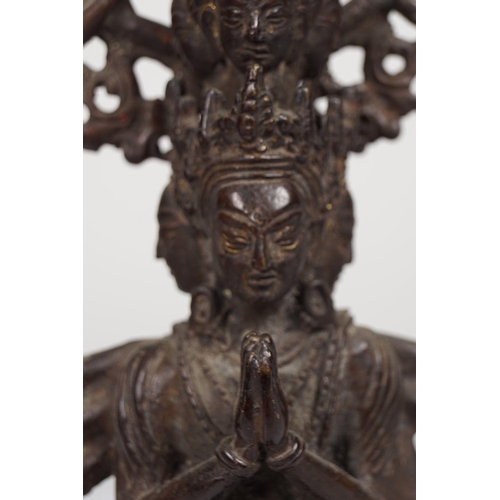 370 - TIBETO-CHINESE BRONZE BODHISATTVA