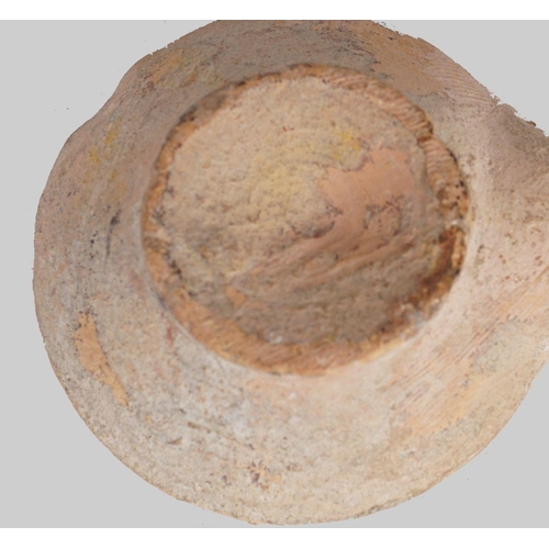 437 - GREEK OR ROMAN TERRACOTTA OIL LAMP