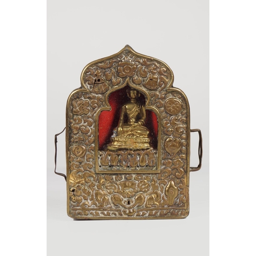 568 - TIBETAN MIXED METAL GAU BOX