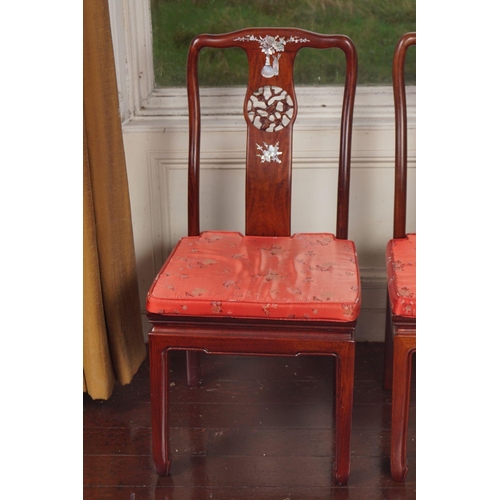 74 - PAIR CHINESE HARDWOOD CHAIRS