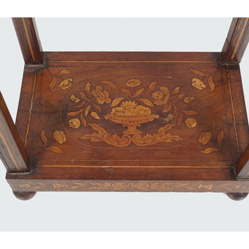 131 - 18TH-CENTURY DUTCH MARQUETRY CONSOLE TABLE