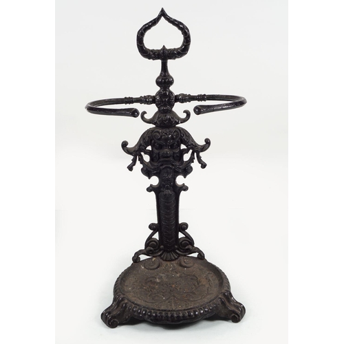 145 - 19TH-CENTURY COALBROOKDALE CAST IRON STICKSTAND