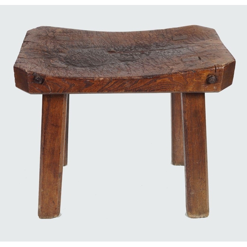 179 - 19TH-CENTURY OAK BUTCHER'S BLOCK