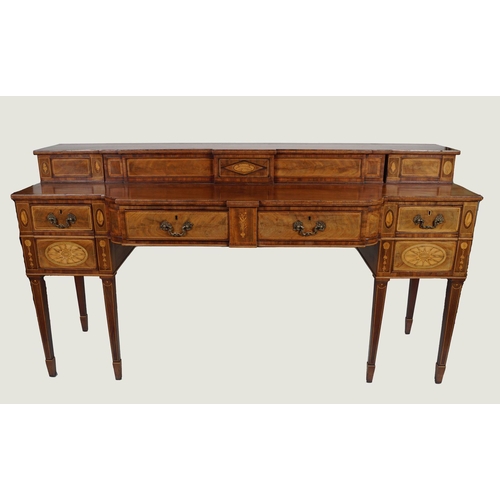 223 - GEORGE III MAHOGANY & INLAID SIDEBOARD