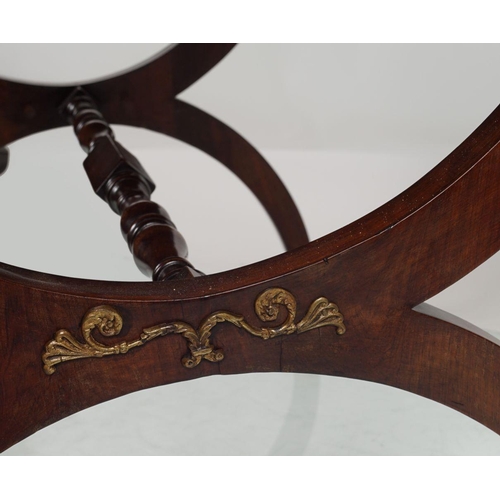 169 - REGENCY PERIOD ROSEWOOD & BRASS INLAID SOFA TABLE