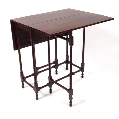 248 - GEORGE III MAHOGANY SPIDER LEG TABLE