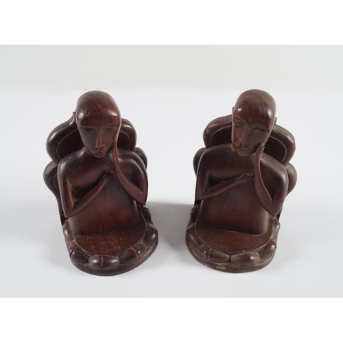 293 - PAIR 20TH-CENTURY PICASSO FIGURAL BOOKENDS