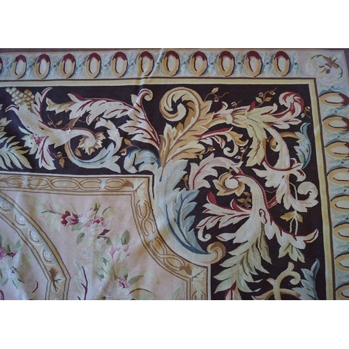 329 - LARGE AUBUSSON CARPET